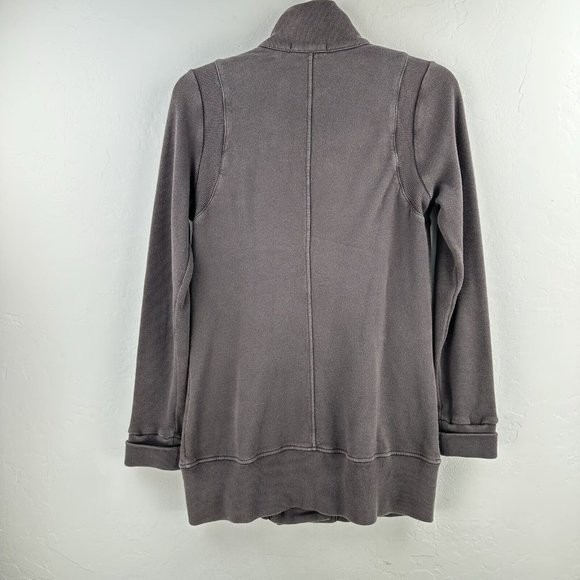 Citizens of Humanity Womens Cardigan Button Up Sweatshirt Cotton M Brown Casual - Picture 8 of 8